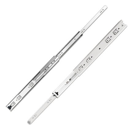 AOLISHENG 150 lb Heavy-Duty Full Extension Ball Bearing Drawer Slides for Toolboxes, Workbenches & RVs – 1 Pair (A5115)