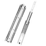 AOLISHENG 330 lb Heavy-Duty Full Extension Drawer Slides, Ball Bearing Side Mount for Industrial, DIY & Tool Storage – 1 Pair (A2071)