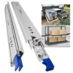 AOLISHENG 265lbs Camper Drawer Slides Side Mounted Heavy Duty Drawer Slides With Lock 1 Pair - D2053 - Image 8