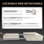 AOLISHENG 265lbs Camper Drawer Slides Side Mounted Heavy Duty Drawer Slides With Lock 1 Pair - D2053 - Image 5