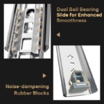 AOLISHENG 265lbs Camper Drawer Slides Side Mounted Heavy Duty Drawer Slides With Lock 1 Pair - D2053 - Image 7