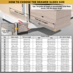 AOLISHENG 500 lb Heavy-Duty Drawer Slides – Stable Full Extension for RV, Outdoor Kitchen, Camper DIY, 1 Pair (D2576) - Image 7
