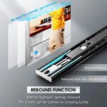 Side Mounted Push Open Drawer Slide F1245
