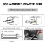 Heavy duty slide with lock