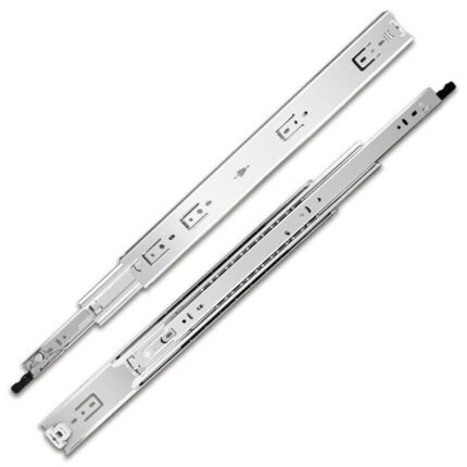 AOLISHENG 150 lb Locking Heavy-Duty Drawer Slides for Truck Toolboxes, RVs, Industrial & Workshop Storage – 1 Pair (D5115)