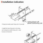 AOLISHENG 100 lb Thickened Stainless Steel Full Extension Drawer Slides for Kitchen, Office & Cabinets – 2 Pairs (U1245) - Image 6