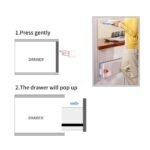 AOLISHENG 100 lb Push-to-Open Full Extension Side Mount Drawer Slides for Kitchen, Bathroom & Cabinets – 3 Pairs (F1245) - Image 6