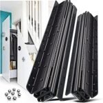 AOLISHENG 265 lb Heavy-Duty Bottom Mount Drawer Slides for Stair Storage, Cabinets & Under-Stair Lockers – 1 Pair (A2047)