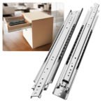 AOLISHENG Two-Way Heavy Duty Drawer Slides  330lb Load Capacity Bidirectional Side Mount Full Extension Ball Bearing Rails for Kitchen Islands,Service Counters, Retail Displays & Room Dividing Cabinets - 1 Pair (AQ7625K1)