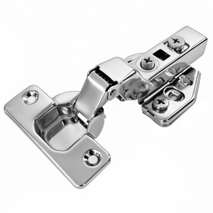 AOLISHENG 3D Adjustable Flush Mount Hinges – Soft Close Stainless Steel Cabinet Hinges (10 Pieces)