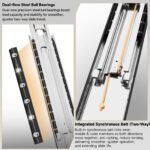 AOLISHENG Two-Way Heavy Duty Drawer Slides  330lb Load Capacity Bidirectional Side Mount Full Extension Ball Bearing Rails for Kitchen Islands,Service Counters, Retail Displays & Room Dividing Cabinets - 1 Pair (AQ7625K1) - Image 2